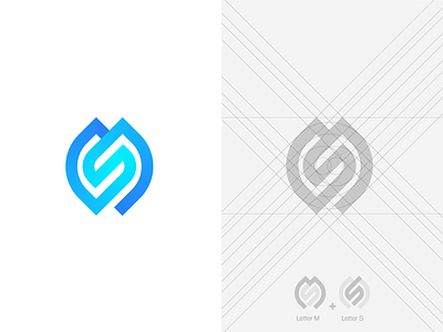 MetaSwag abstract logo brand identity branding cryptocurrency design fintech grids logo logo design logo designer logo grids m logo ms symbol tech logo