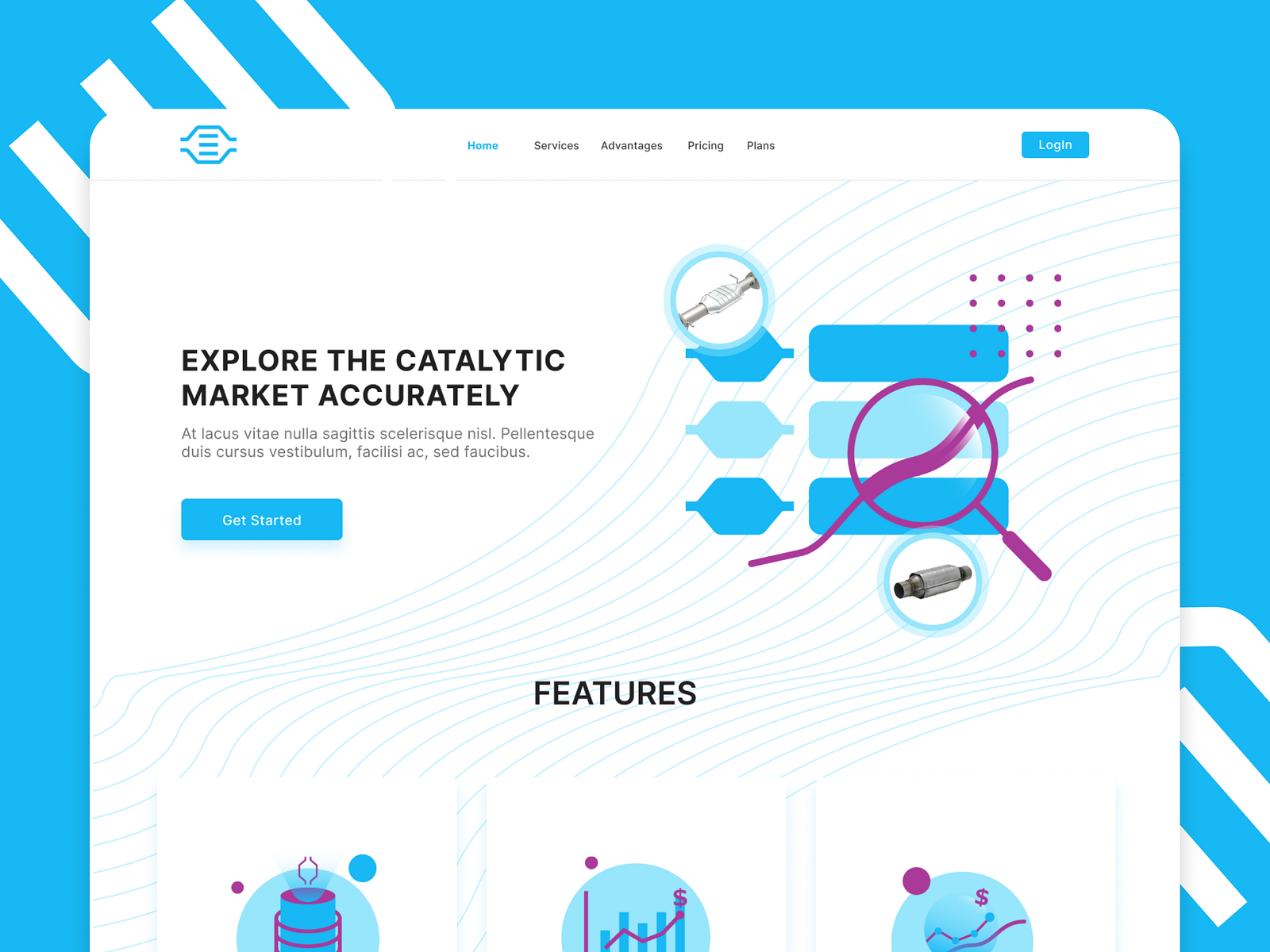 Catalytic Database landing page by Creatoro Logo Design on Dribbble