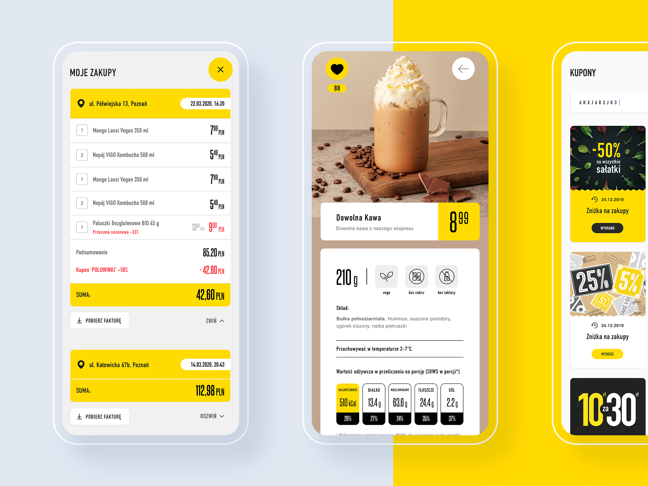 Example of Take&GO cashier-less convenience store app