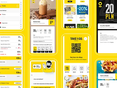 Take&GO cashier-less convenience store app convenience store coupon coupons food foodie grocery mobile qr qr code shop shopping store ui ui ux ux ux design