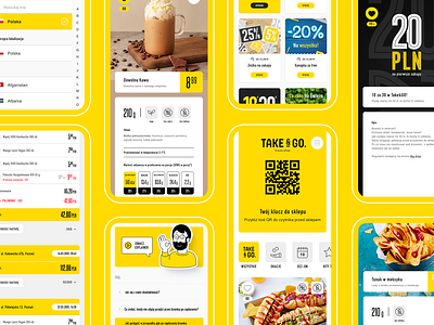 Take&GO cashier-less convenience store app convenience store coupon coupons food foodie grocery mobile qr qr code shop shopping store ui ui ux ux ux design