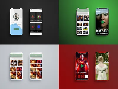 SkillsTv Mobile Application UI Design app branding design front end development logo mobile app mobile app design product design tv app ux web webdesign website