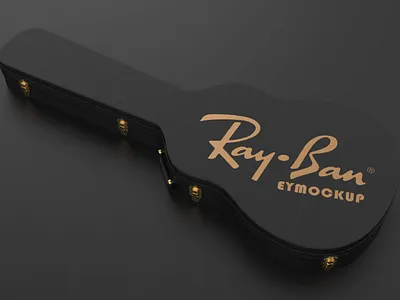 Free Acoustic Guitar Bag Logo Mockup download mockup mockup mockup psd mockups psd