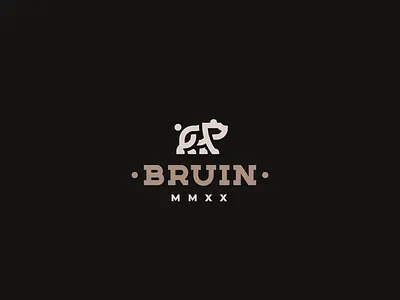 Bruin bear bruin concept logo