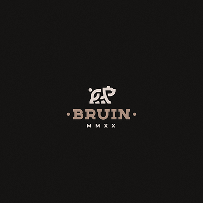 Bruin bear bruin concept logo