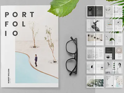 Portfolio Template branding brochure business catalogue clean download elegant free indesign lookbook magazine modern portfolio portfolio design portfolio site template templates