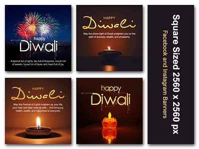 Happy Diwali Social Media Banners banners deepawali diwali happy media posts social