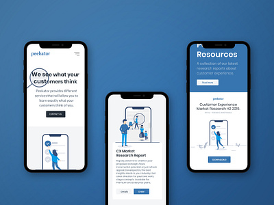 Peekator mobile website cx mobile design mobile web design mobile website ui ux website design