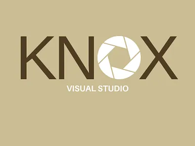 Knox Photography Logo branding brown design logo logo design photographer typography