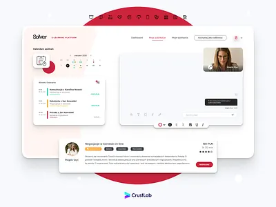 Solver e-learning platform artboard branding casestudy cleandesign design e learning flatdesign knowledgesharing onlinecourse onlinelearning softwaredevelopment ui uidesign ux uxdesign web development webdesign webillustration