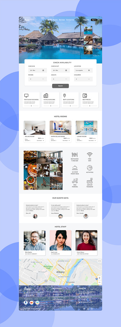 Hotel Booking Web Design design hotel hotel booking hotels uidesign uiux web