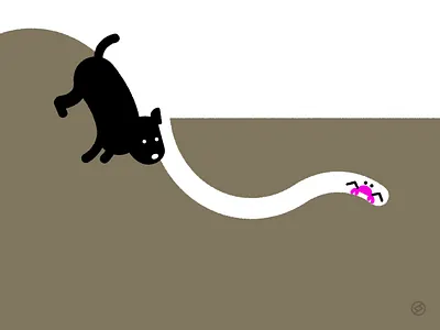 Diggers accent animals black brown crab digital dog geometric illustration inktober minimal pink shape simple vectober vector