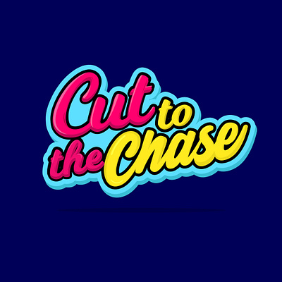 Cut to the chase design typography