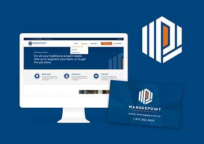 ManagePoint Website & Branding branding design graphic design logo technology typography webdesign website