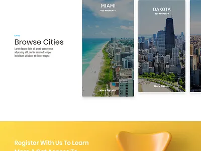 Real Estate Homepage Design design homepage landing page property developer real estate ui ux web website