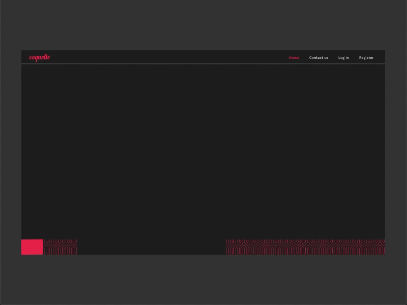 Animatimated homepage for dating site design homepage landingpage ui web webdesign