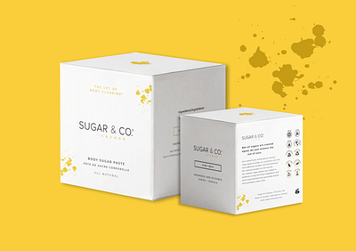 Sugar & Co. Canada Packaging & Branding branding branding and identity branding design design graphic design icon illustration logo packaging skincare sugaring vector