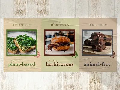 Vegan Food Posters brand brand design brand designer brand identity branding branding and identity branding concept branding design design graphic design poster poster design poster designer posters print print design print designer vegan vegan food veganism