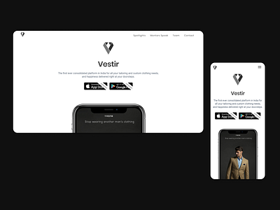 Vestir brand design app branding design icon minimal typography ui vector web website