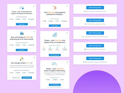 Exploration apollo button call to action choose crm hubspot micro copy popup popup design popup window popups pricing pricing page pricing plan pricing plans pricing table saas salesforce strategy text