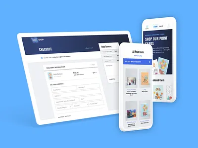 SickKids Foundation Card Shop Design branding branding and identity cards cards design design graphic design greeting card healthcare ui ux web