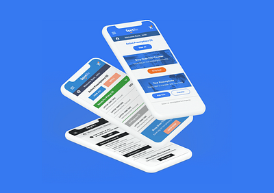 SpotRx App Redesign app design branding design graphic design healthcare redesign ui ux vector webdesign