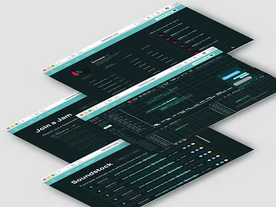 Kemistry - Web3 Music Collaboration app flat product design ui ux web