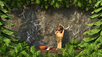 The Hunters - 3D Illustration #1 3d 3d art blender children book illustration childrens book childrens illustration editorial game art illustration kids render