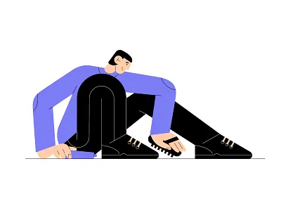 Vectober 29: Shoes character graphic design illustration illustrator inktober2020 man minimal shoes vectober2020 vector