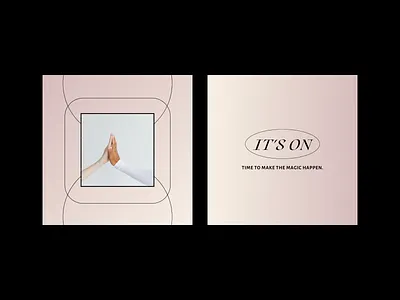 Time To Make Magic Happen - Instagram Posts art direction brand identity brand kit branddesign instagram branding instagram template photo frame pink pink gradient quote design quoteoftheday