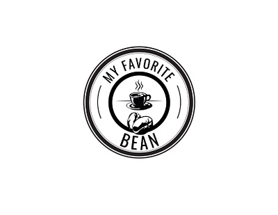 My Favorite Bean Logo beans cafe coffee coffeelogo