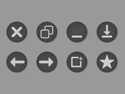 Browser Icons 64 x 64 browser button design buttons design icon icon design icon set icondesign ui uidesign