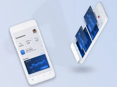 24HourFitness Mobile App Design Scene 3 adobe photoshop adobe xd app clean concept design dashboard design engaging gym izometric mobile mobile design mobile ui modern productdesign stunning training app ui ux workout