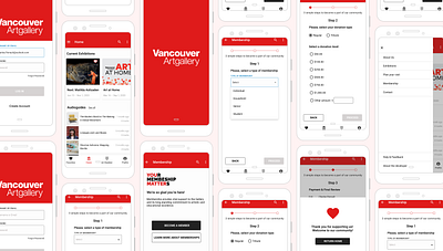 Vancouver Artgallery App – Redesign Concept android artgallery figma mobile app mobile ui redesign concept ux design vancouver