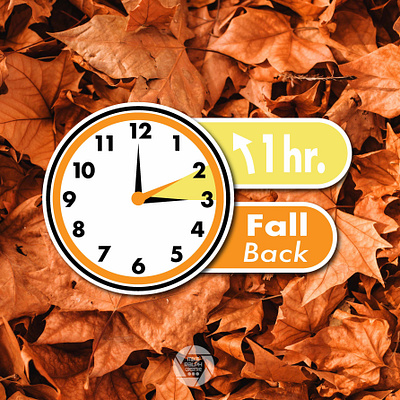 Day Light Savings Fall Social Media Design adobe illustrator branding design graphic design illustration logo typography
