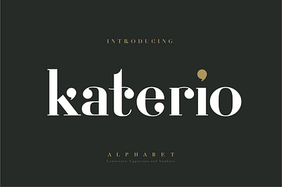 Katerio - Elegant font alphabet alphabet font alphabets calligraphy classic design elegant font fashion fashion font font font design fonts fonts collection lettering logo luxury minimal modern calligraphy serif fonts website