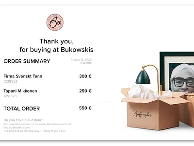 UI Challenge Day17 Email Receipt 100dayschallenge dailyui dailyuichallenge ui userinterface uxui