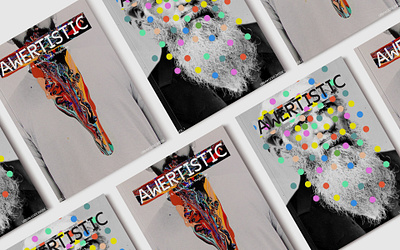 AWERTISTIC Mag artdirection magazine magazine cover