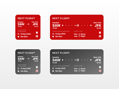Turkish Airlines Widgets IOS14 app branding minimal ui widget