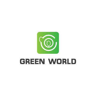 Green World Logo Design branding business logo clean design green logo illustration illustrator logo logo design usa business logo vector