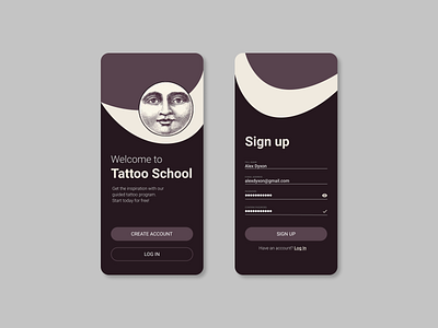 Daily UI - Day 1: Sign-up page daily ui dailyui dailyui 001 dailyuichallenge figma sign up form signup