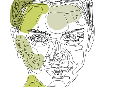 kendall jenner drawing 2d abstract art artist artwork design digital illustration digitalart lineart minimal