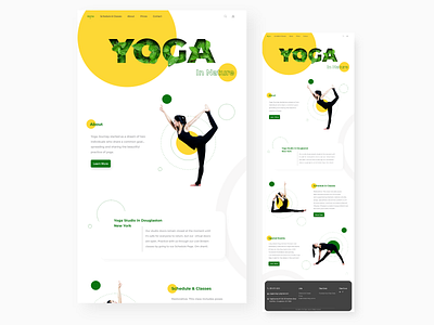 Yoga Web Design asana beauty design minimal modern nature nature illustration online photoshop site design trend ui ux web webdesign website design xd yoga yoga pose yoga studio