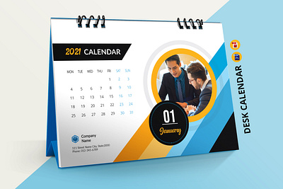 Desk Calendar Template 2021 desk calendar template 2021