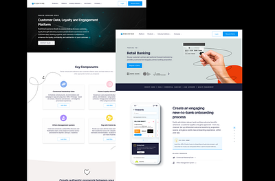 Overhaul of PoshVine's Website design fintech marketing webdesign website