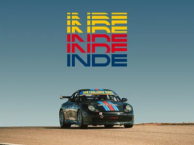 INDE - Accelerate inde logo motorsports porsche racing speed