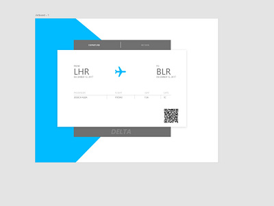 Day-24-BoardingPass-DailyUI app design graphic design illustration illustrator logo minimal typography ui ux web website
