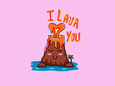 i lava you illustration