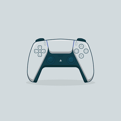 PS5 Controller design flat flat design flat illustration graphic design icon illustration ui ux ui design vector illustration