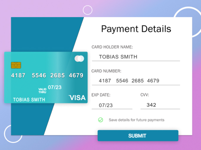 #DailyUI 003 - Credit Card Checkout Page. creditcard dailyui dailyui003 ui